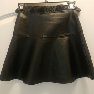 Bebe Little Girls Faux Leather Skirt
